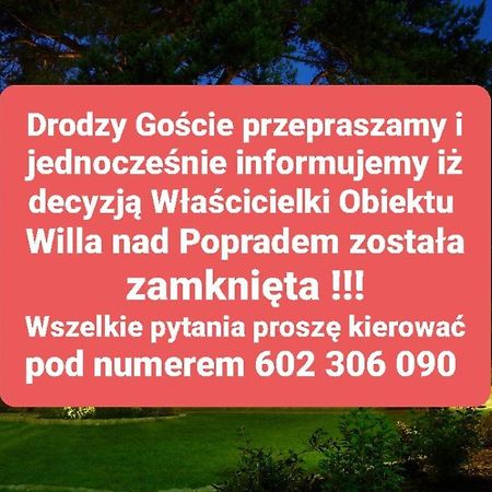 Willa Nad Popradem Piwniczna-Zdroj Exterior foto
