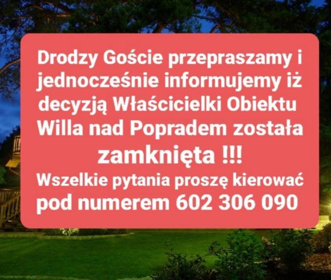Willa Nad Popradem Piwniczna-Zdroj Exterior foto
